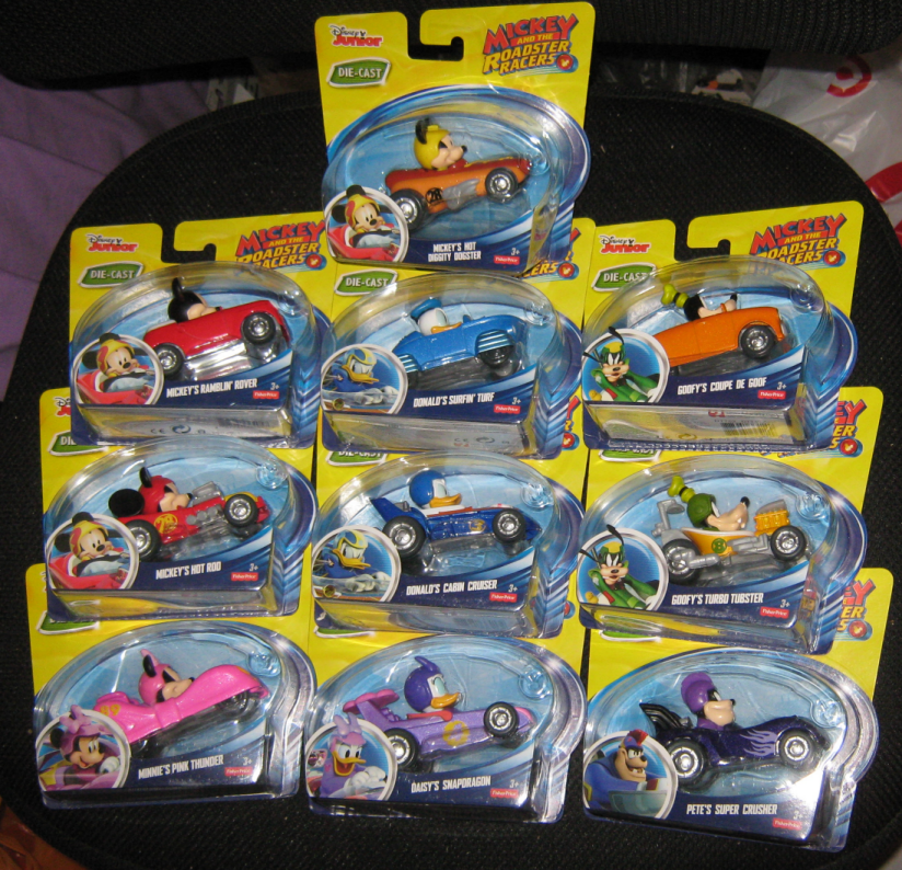 Mickey Mouse Die Cast Vehicles, Goofy Roadster, Kids Toys for Ages