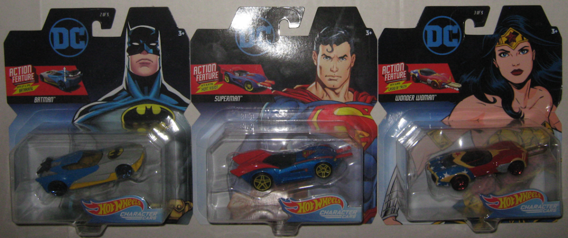 Hot Wheels DC Action Feature Character Cars