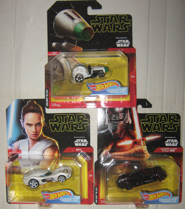 Rise of Skywalker Character Cars - Wave 1
