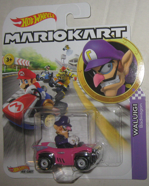 Hot Wheels Mario Kart Waluigi Badwagon New Rare Hard to Find